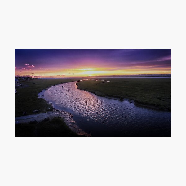 Item preview, Loughor estuary sunset designed and sold by Leighton Collins.