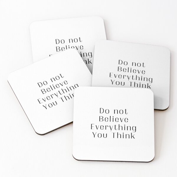 Item preview, Do not believe everything you think, Black color designed and sold by pookamon14.