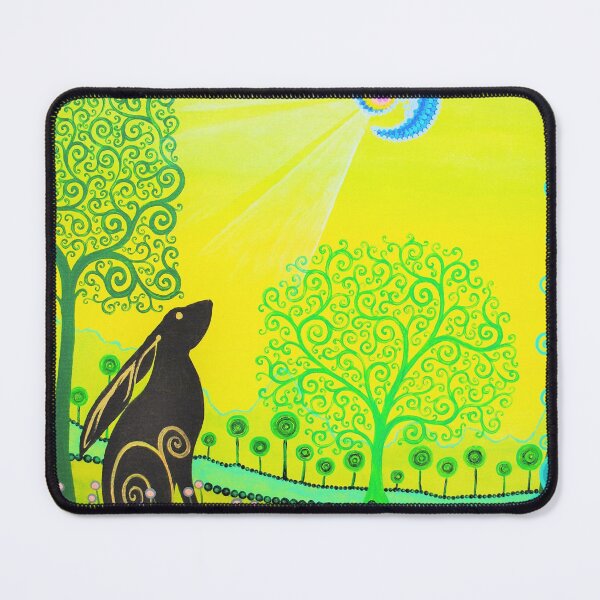 Item preview, Blue Moon Gazing Hare designed and sold by MarkBetsonArt.