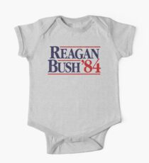 Reagan/Bush '84 Short Sleeve Baby One-Piece