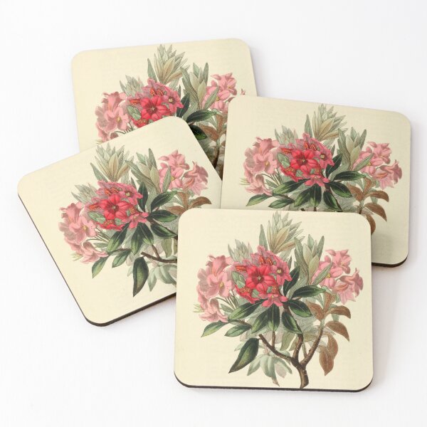 Item preview, New York Ornamental Rhododendron Flower Illustration  designed and sold by Artystics Design.