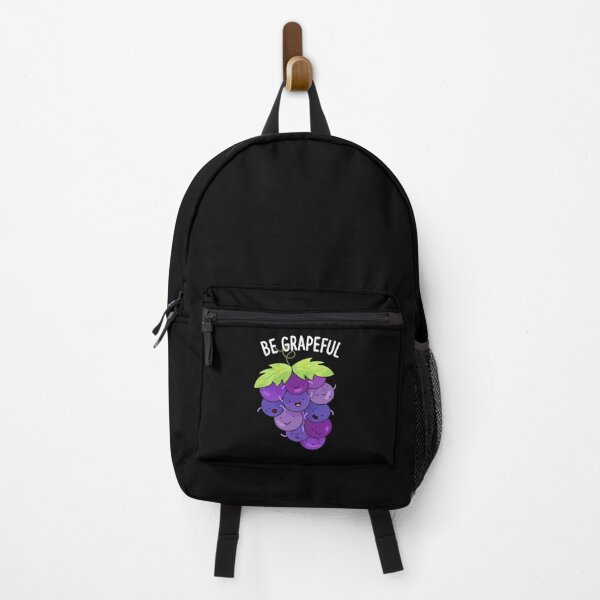 Item preview, Be Grapeful Funny Grateful Grape Puns (Dark BG) designed and sold by punnybone.