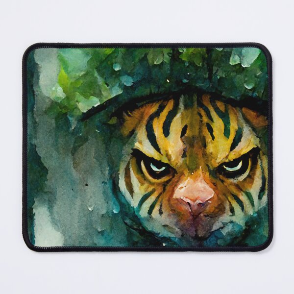Item preview, Tiger In Rainforests Watercolor designed and sold by shokA Design.