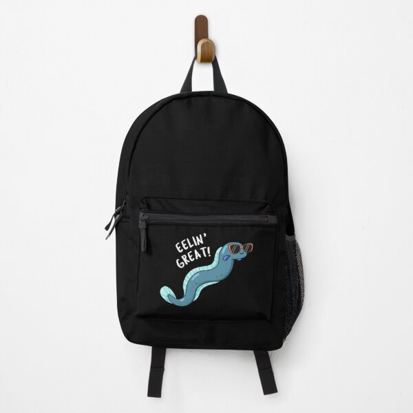 Item preview, Eelin Great Funny Eel Puns (Dark BG) designed and sold by punnybone.