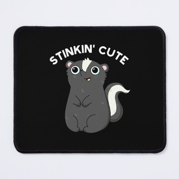 Item preview, Stinkin Cute Adorable Skunk Puns (Dark BG) designed and sold by punnybone.