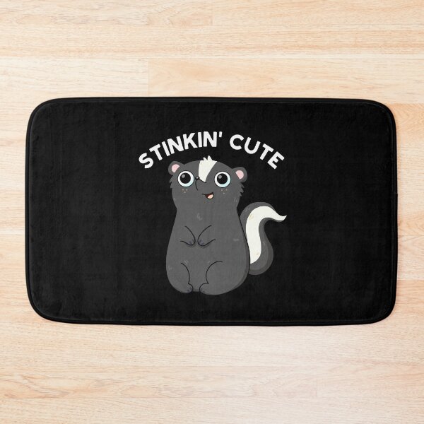 Item preview, Stinkin Cute Adorable Skunk Puns (Dark BG) designed and sold by punnybone.