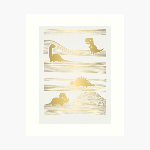Item preview, dinosaur (gold) designed and sold by thrine.