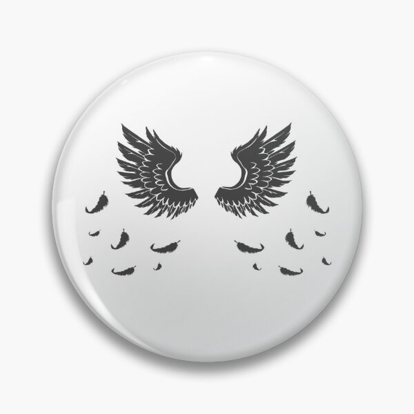 Item preview, Angel wings with down feathers, unisex fantasy outfits, beautiful angel graphics designed and sold by Kirei-Lily.