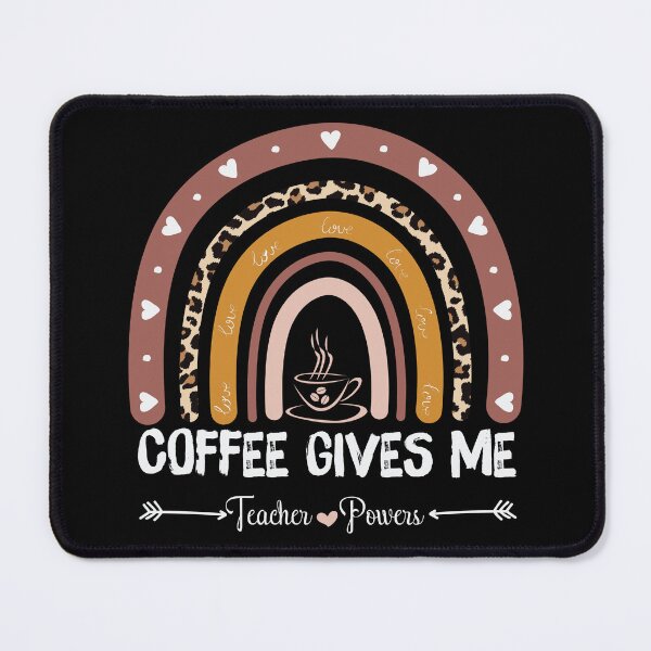 Item preview, Coffee gives me teacher powers designed and sold by sweary12.