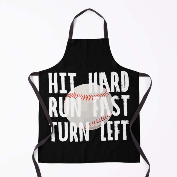 Item preview, Vintage Hit Hard Run Fast Turn Left Funny Baseball Sport designed and sold by MichelSorour.