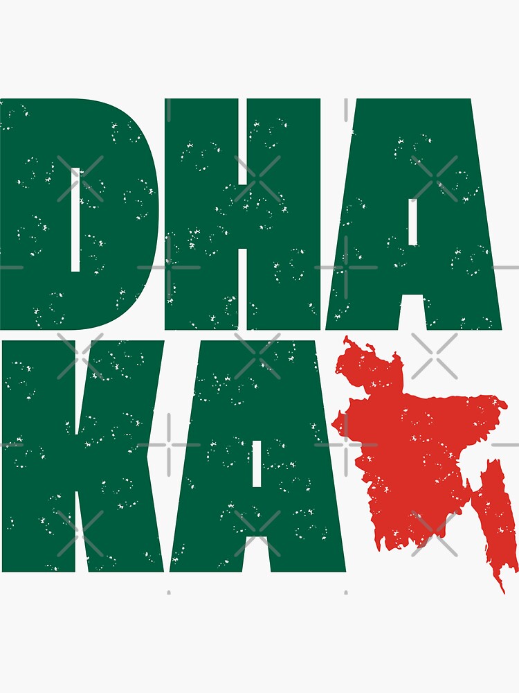 dhaka-bangladesh-word-large-text-print-and-map-of-country-green-red