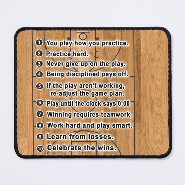 Item preview, Basketball Life Lessons Basketball Court designed and sold by UllrichRupp.