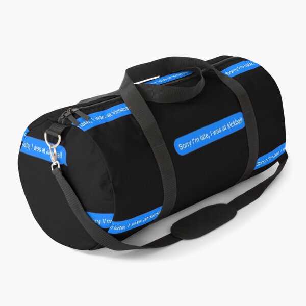 Item preview, Sorry I'm Late I Was At Kickball Text Message Black - Funny Gym designed and sold by GymWearDepot.