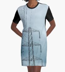 Pylon Sky Graphic T-Shirt Dress