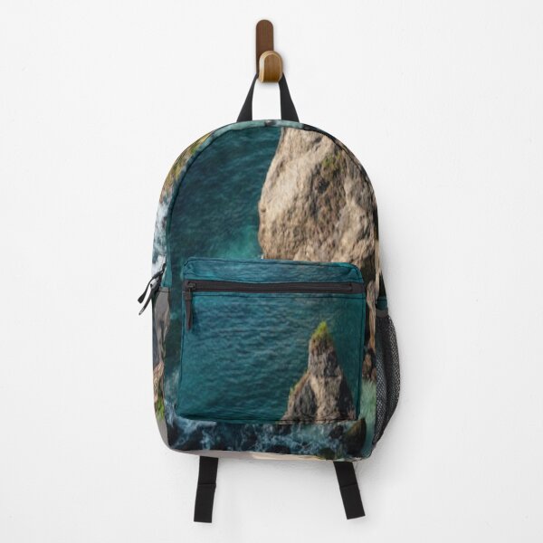 Item preview, Cute colourful blue sea or ocean or blue water and rocks and palm trees design designed and sold by BEAUTY ⭐⭐⭐⭐⭐.