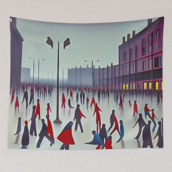 Item preview, Skating on the Lowry Ice Rink designed and sold by PictureNZ.