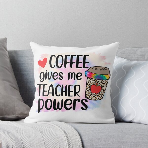 Item preview, Coffee gives me teacher powers  designed and sold by sweary12.