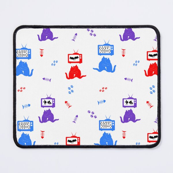Item preview, Cats Watching TV. All over design. designed and sold by Slap-Cat.