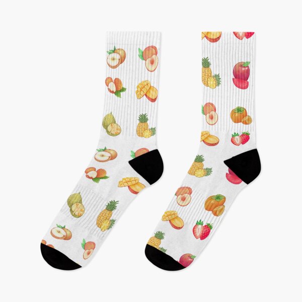 Item preview, Taiwan Fruits Illustration Pack 台灣水果插畫 - Lychee, Mango, Strawberry, Bread Fruit, Pineapple, Plum, Pear, Peach and Persimmon designed and sold by Rose Chiu.