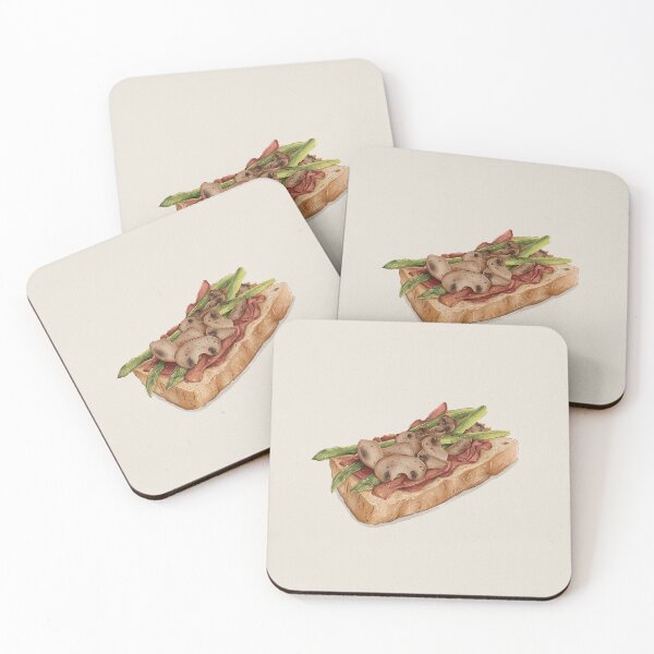 Item preview, Bacon + Asparagus + Bacon + Toast Illustration designed and sold by meldyss.