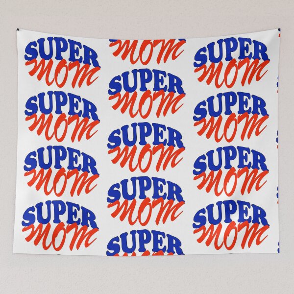 Item preview, Super Mom fun logo designed and sold by FabSpark.
