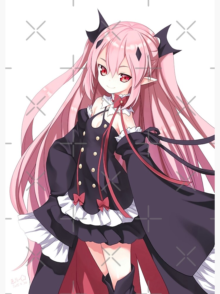 COJETER Anime Seraph of the End Krul Tepes Pink Wig For Women Fancy Dress  120cm Long
