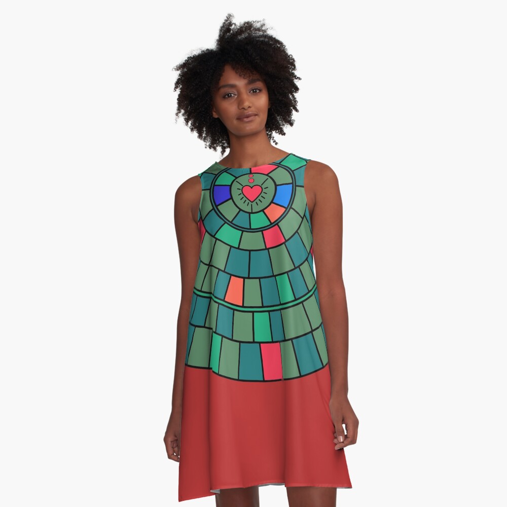 Circle of colours A-Line Dress