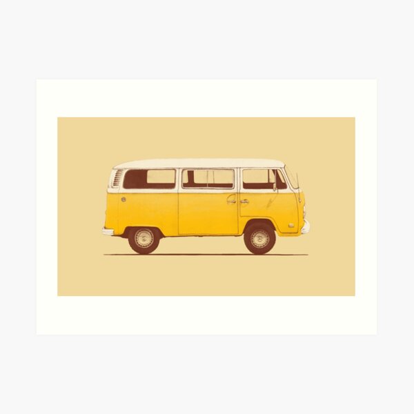 Yellow Van Art Print