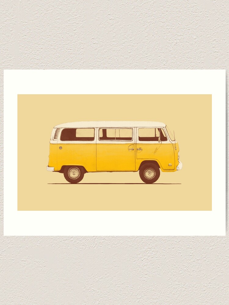 Alternate view of Yellow Van Art Print