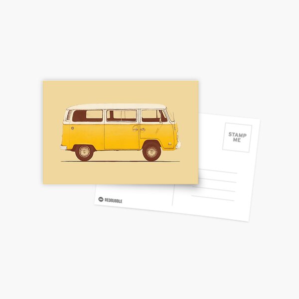 Yellow Van Postcard