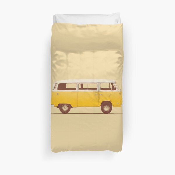 Yellow Van Duvet Cover