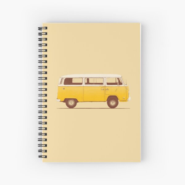 Camioneta amarilla Cuaderno de espiral
