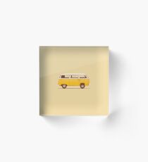 Yellow Van Acrylic Block