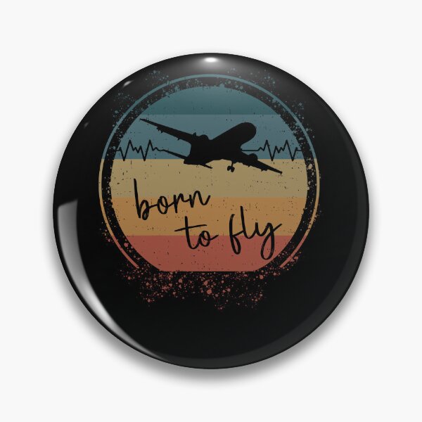 Item preview, Vintage Airplane Born To Fly designed and sold by LAWRENCE-MORROW.