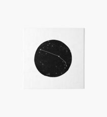 Zodiac aries constellation stars night sky watching Art Board