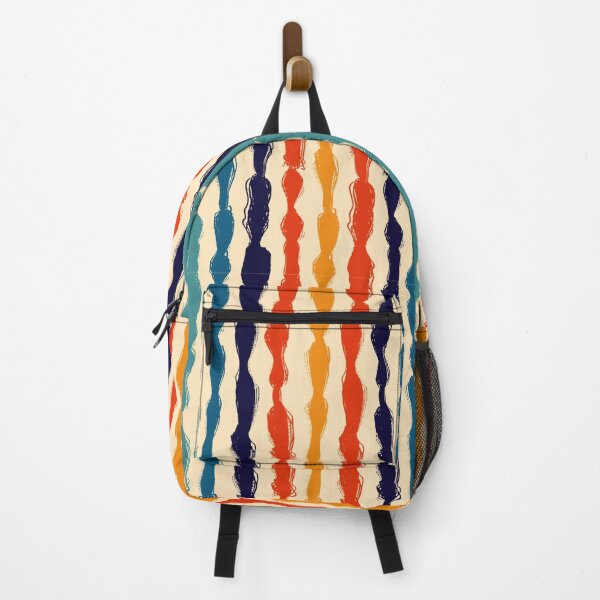 Item preview, Retro 70s rainbow stripes designed and sold by Milatoo.