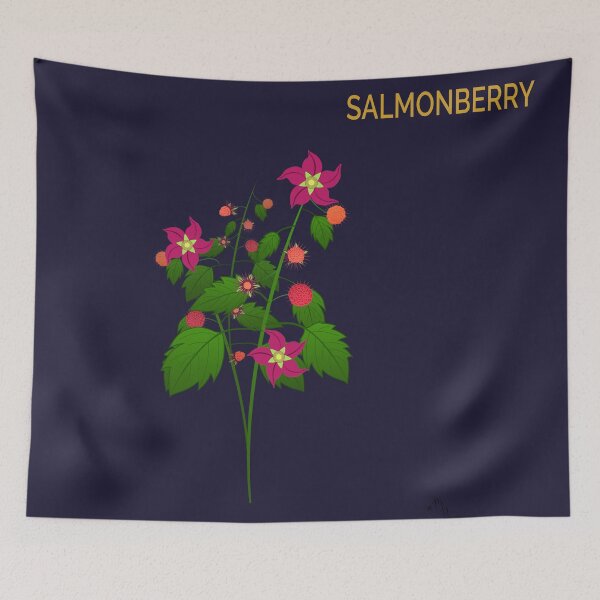 Item preview, Salmonberry designed and sold by YouAreHereArt.