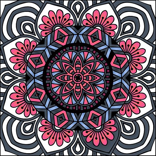 Floral Mandalas 289 (Style:10)