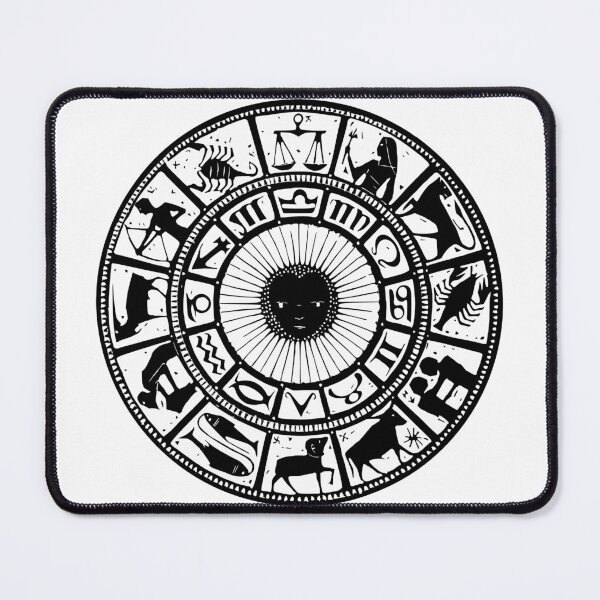 Item preview, Zodiac Horoscope Star Signs Mandala Print  designed and sold by Old Soul Vintage .
