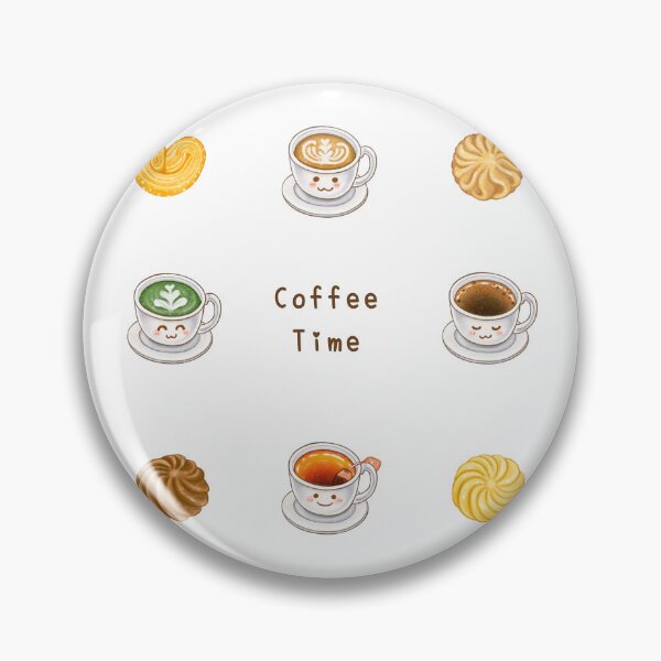 Item preview, Coffee, Tea and Cookie Illustration Pack 咖啡與餅乾插畫 - Latte, Black Coffee, Black Tea, Matcha Latte, Butter Biscuits designed and sold by Rose Chiu.
