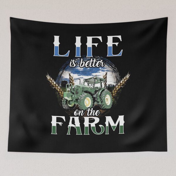 Item preview, Life is better on the farm - funny farming designed and sold by Captain Mood.