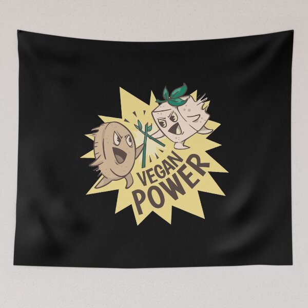 Artikelvorschau, Vegan Power, Vegan Live, Lebensstil, Tofu entworfen und verkauft von Shirtflyer.