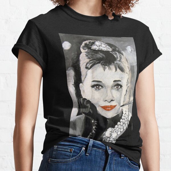 Audrey in Breakfast at Tiffanys Classic T-Shirt