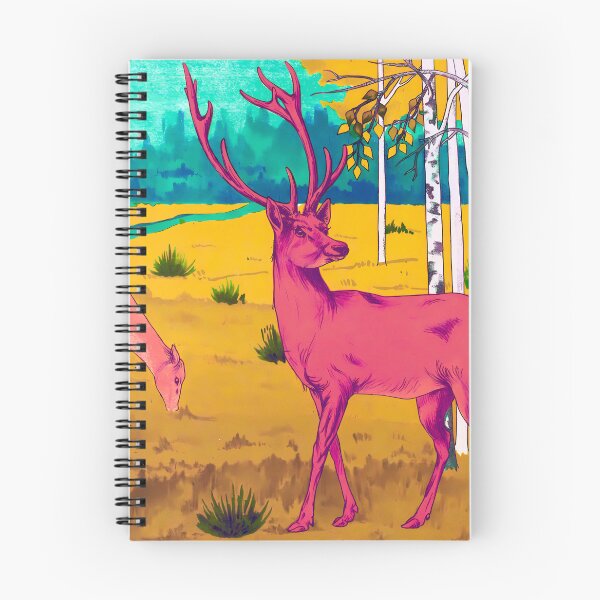 Item preview, Deer in a clearing stylized modern art designed and sold by AlexSin.