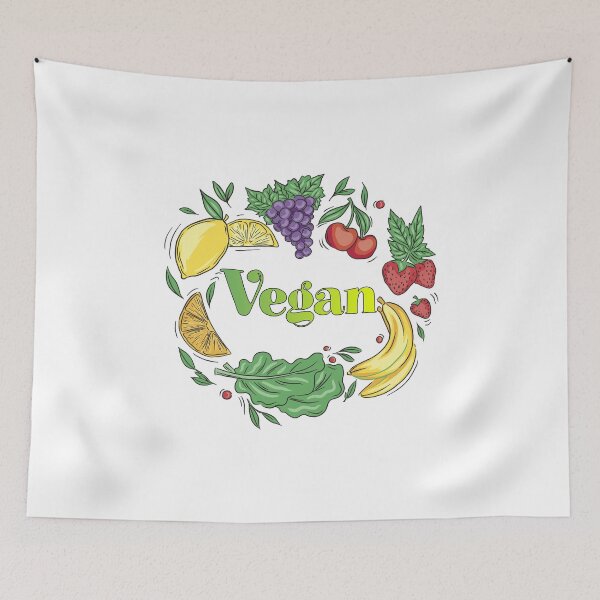 Artikelvorschau, Vegan Power, Vegan Live, Lebensstil, Obst Gemüse entworfen und verkauft von Shirtflyer.