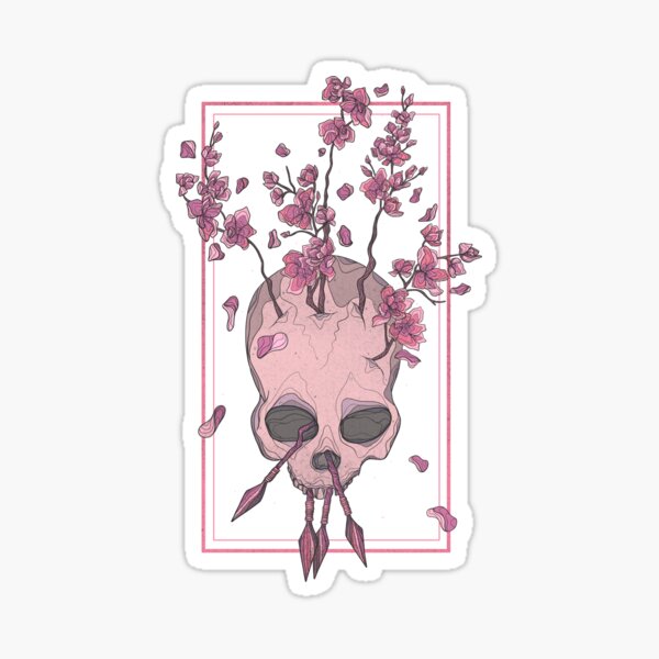 Item preview, Skull and floral arrows designed and sold by Jess.a.creates.
