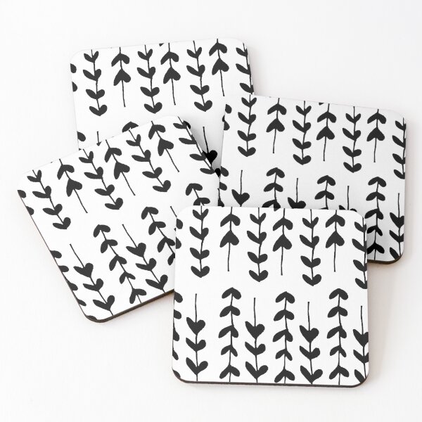 Item preview, Floral vines black and white designed and sold by susycosta.