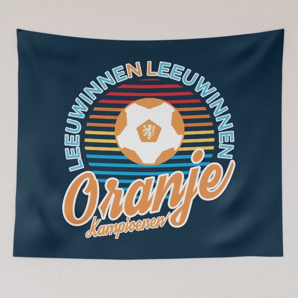 Item preview, Holland Leeuwinnen Oranje Retro Sunset (WOSO) designed and sold by Numero14.