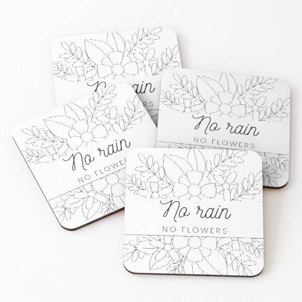 Item preview, No rain no flowers designed and sold by avonlealakes.