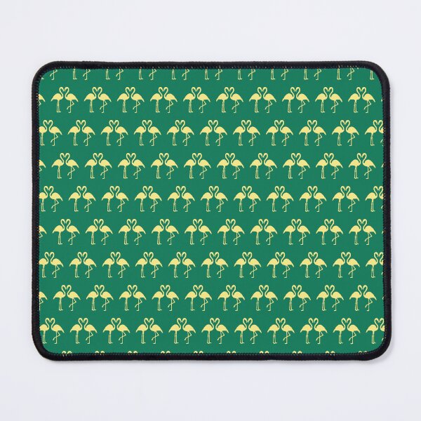 Item preview, Couple flamingo pattern - yellow and green designed and sold by LaBelleMaison.
